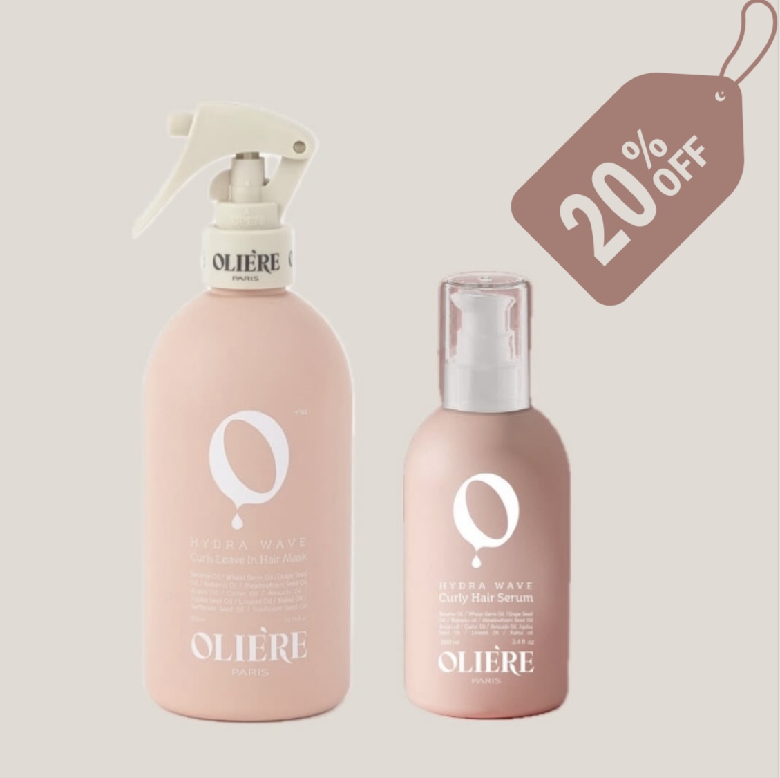 OLIÉRE PARIS, HYDRA WAVE Curl Defining Duo