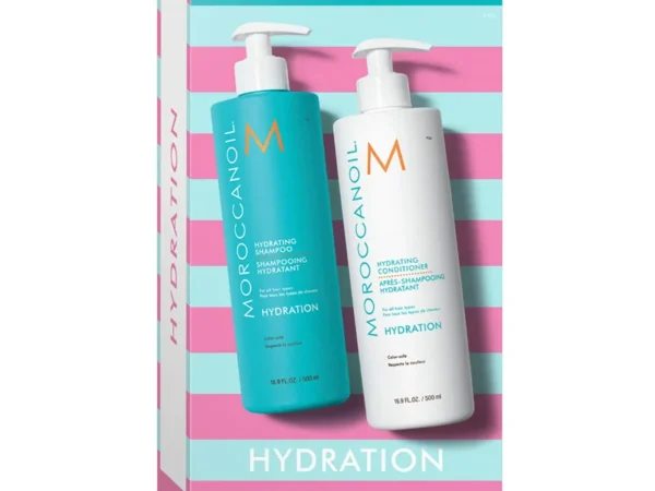 Moroccaonoil hydration shampoo og condtioner pleje sæt - 500ml