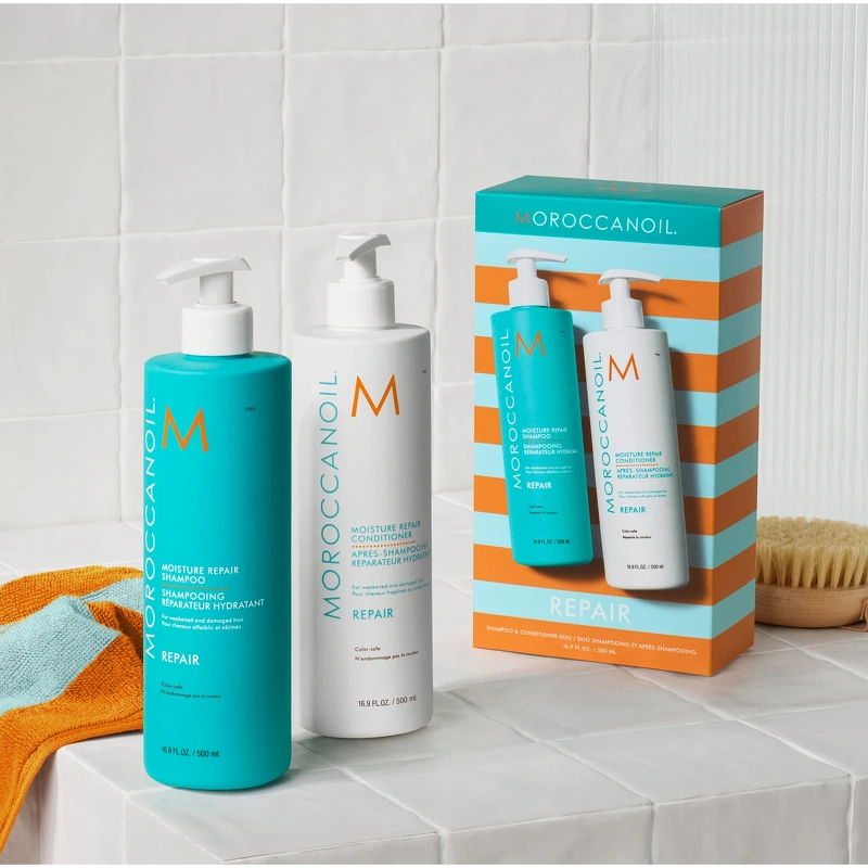 Moroccanoil Repair shampoo og condtioner sæt - 500 ml - Billede 2